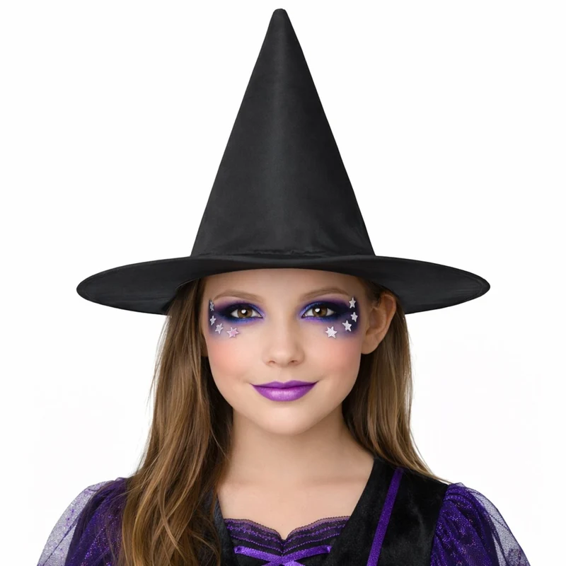 Black Classic Witch Hat for Kids