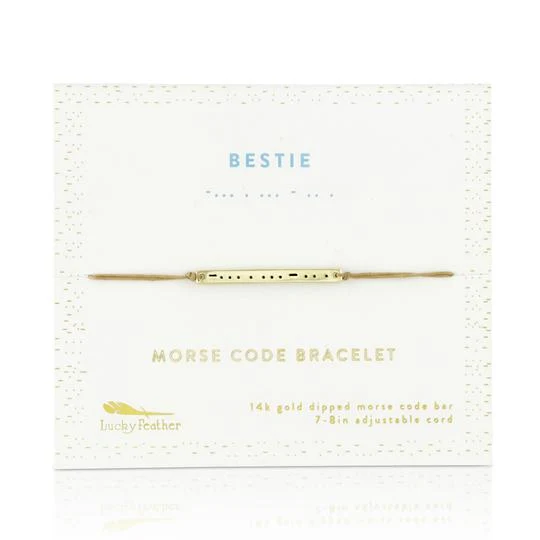 Bestie Morse Code Bracelet