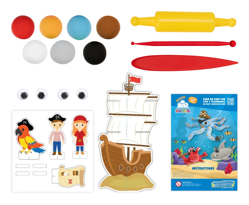 Scented Air Dough: 3-D Build Kits - Underwater