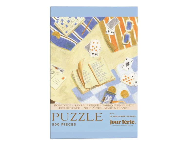 Puzzle Du sable entre les pages - 500 pcs - Jour Férié