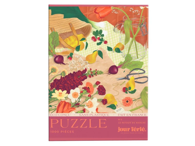 Le retour du marché puzzle 1000 pcs - Jour Férié