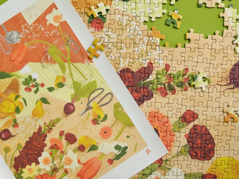 Le retour du marché puzzle 1000 pcs - Jour Férié