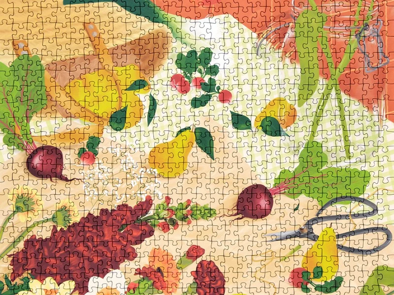 Le retour du marché puzzle 1000 pcs - Jour Férié