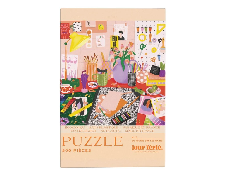 Puzzle Du feutre sur les mains - 500 pcs - Jour Férié
