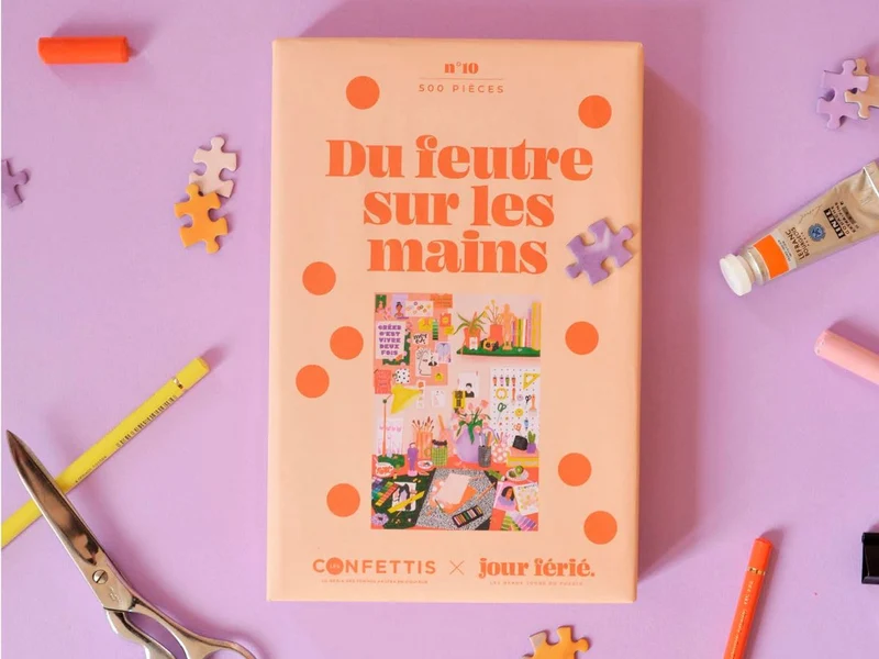 Puzzle Du feutre sur les mains - 500 pcs - Jour Férié