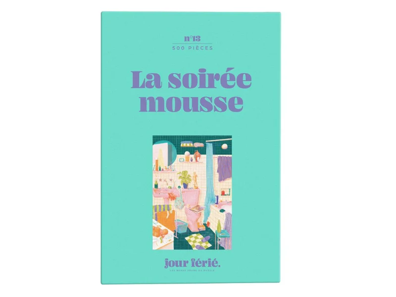 Puzzle La soirée mousse - 500 pcs - Jour Férié