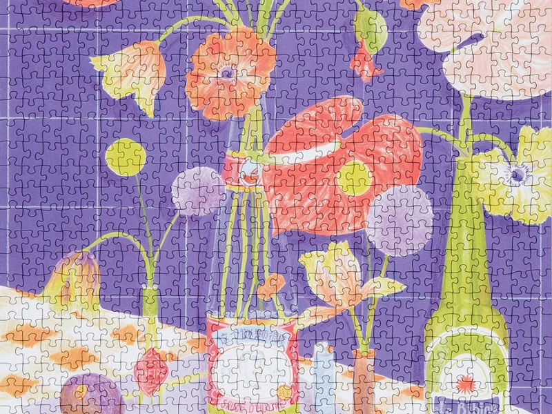 Puzzle Des fleurs sur la table - 500 pcs - Jour Férié
