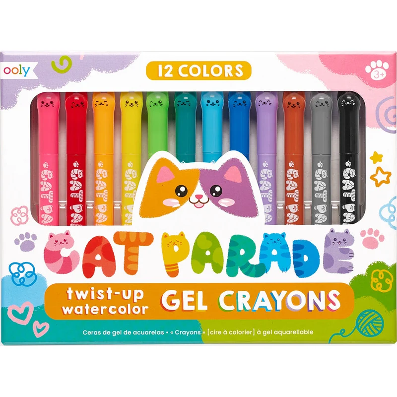 Cat Parade Watercolor Gel Crayons