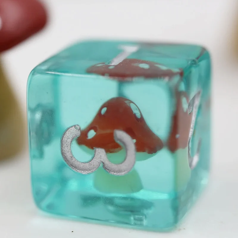 Power Up Mushroom RPG Dice Set