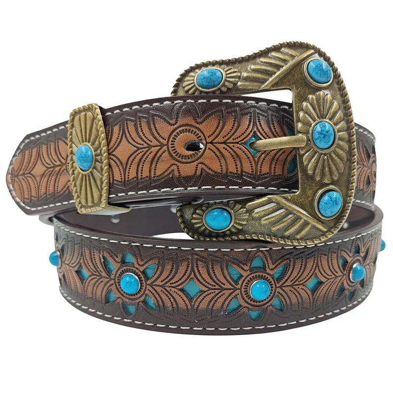 Brown Cowgirl Belt for Adults