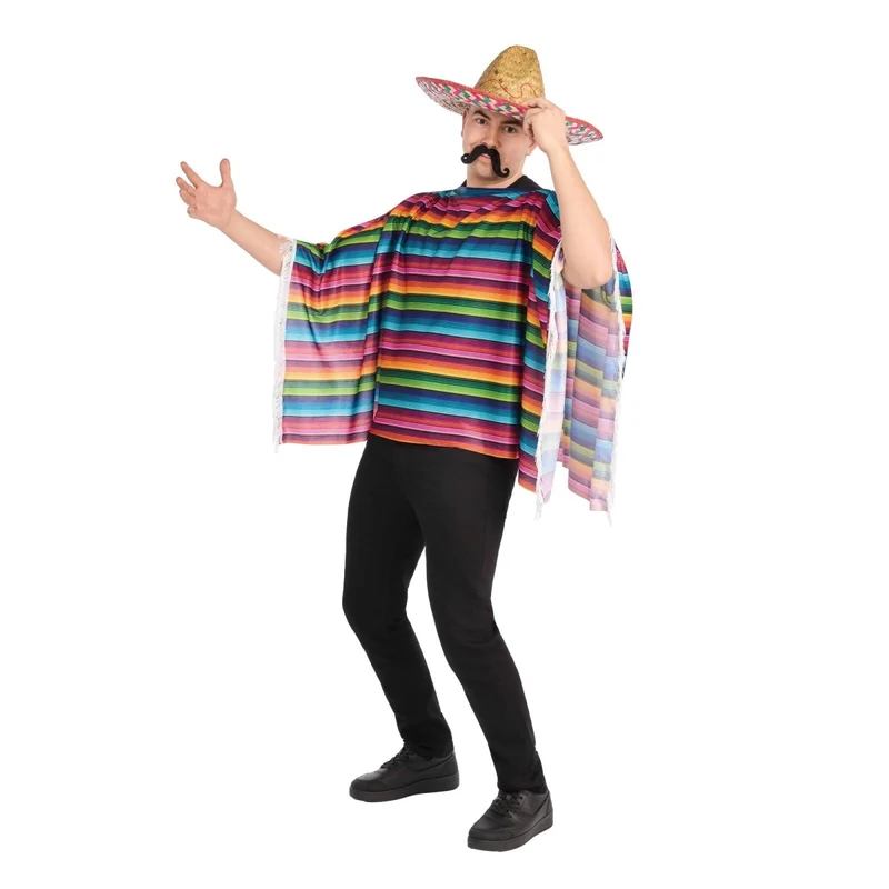 Mexican Poncho for Adults