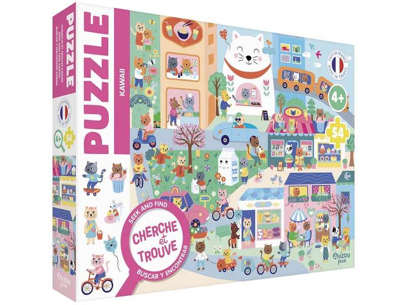 Puzzle cherche et trouve – Kawaii - Auzou