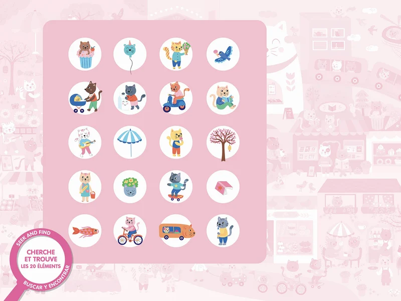 Puzzle cherche et trouve – Kawaii - Auzou