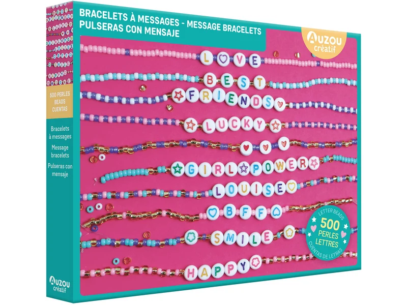 Mon coffret d’artiste – Mes bracelets à messages - Auzou