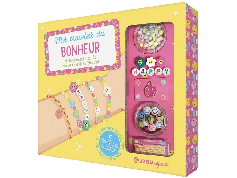 Mes jolis bijoux – Mes bracelets du bonheur - Auzou