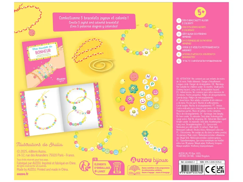 Mes jolis bijoux – Mes bracelets du bonheur - Auzou
