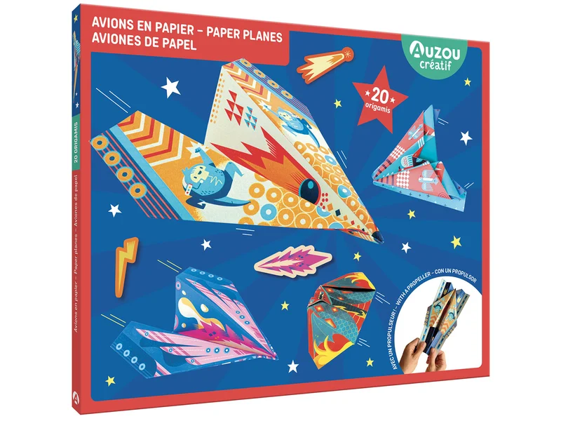 Ma pochette d’artiste – Mes avions en papier - Auzou