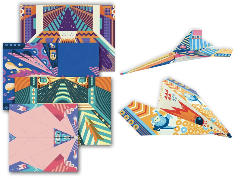Ma pochette d’artiste – Mes avions en papier - Auzou