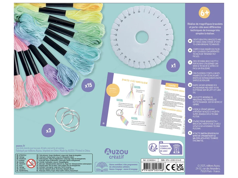 Mon coffret d’artiste – Créations tressées - Auzou