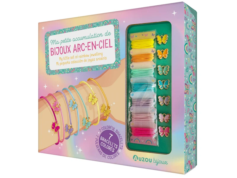 Mes jolis bijoux – Ma petite accumulation de bijoux arc-en-ciel - Auzou
