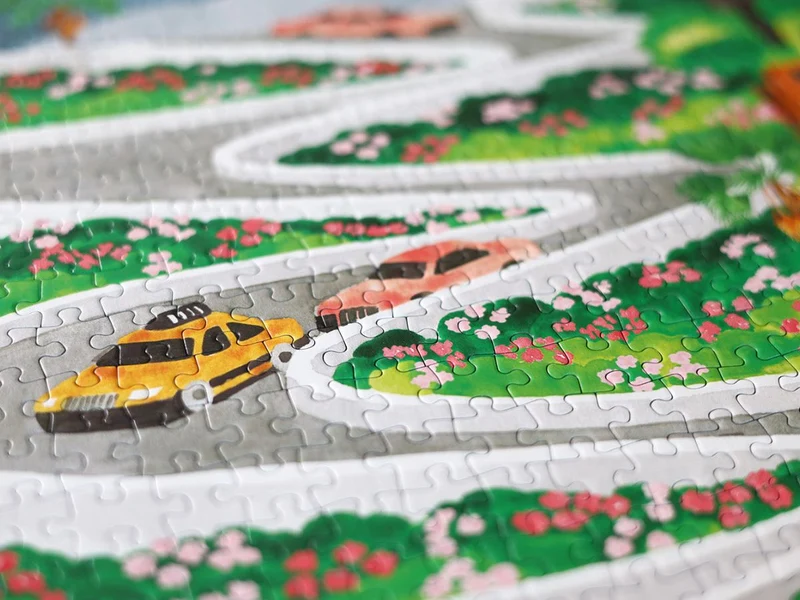 Puzzle Lombard Street 1000 pièces - ATWS