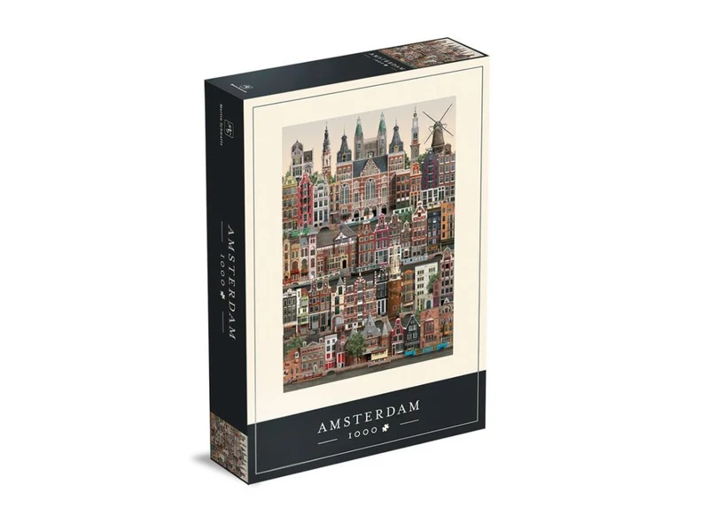 Puzzle 1000 pièces - Amsterdam - Martin Schwartz
