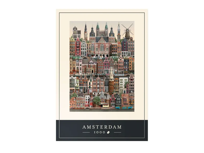 Puzzle 1000 pièces - Amsterdam - Martin Schwartz