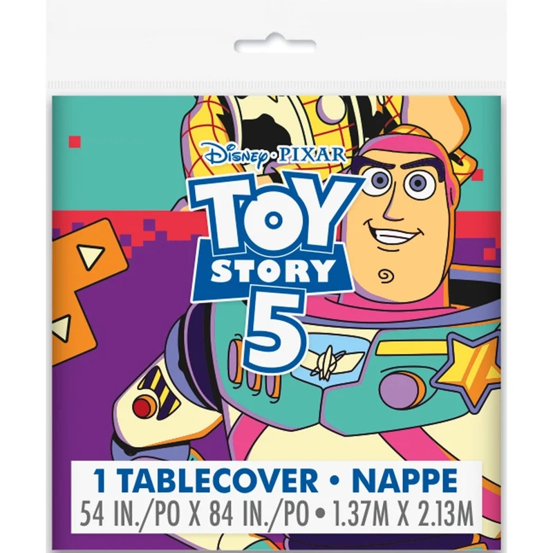 Toy Story Rectangular Plastic Table Cover, 54 x 84 Inches, 1 Count