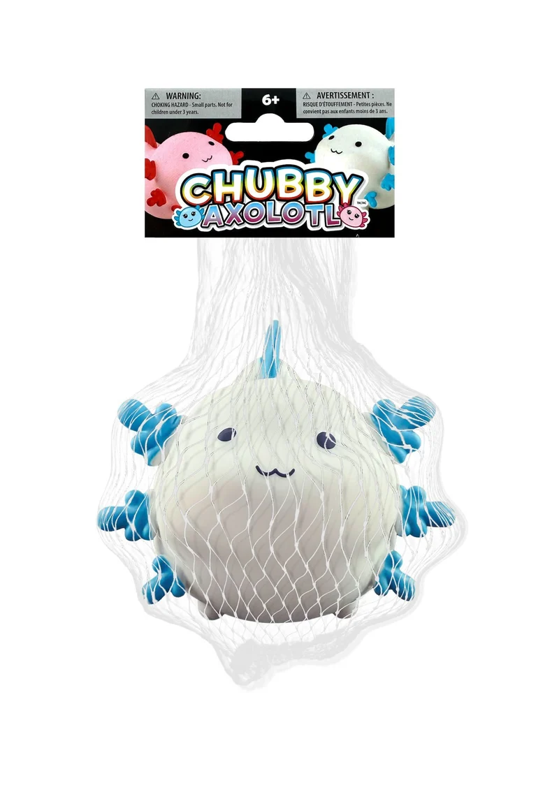 Incredible Chubby Axolotl Squishy Sensory Stress Toy