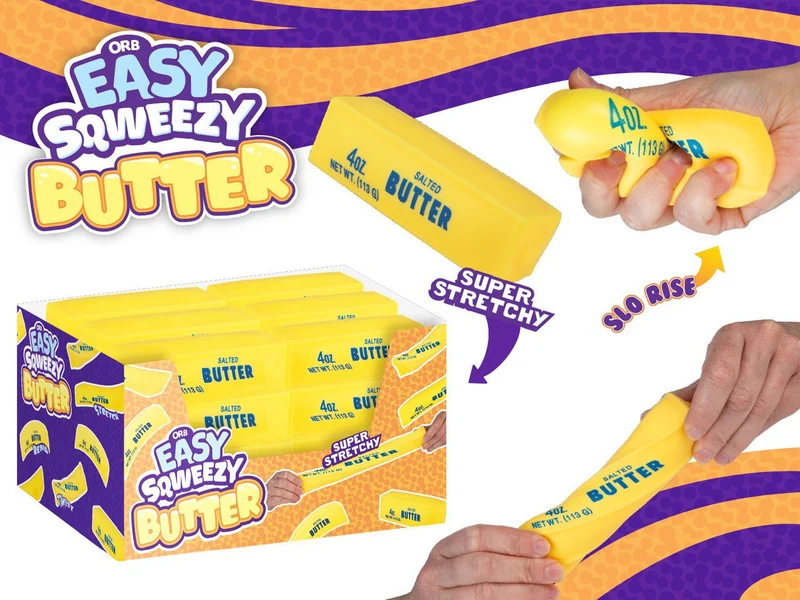 Easy Sqweezy Butter Squeeze Toy Sensory Fidget Toy Slow Rise