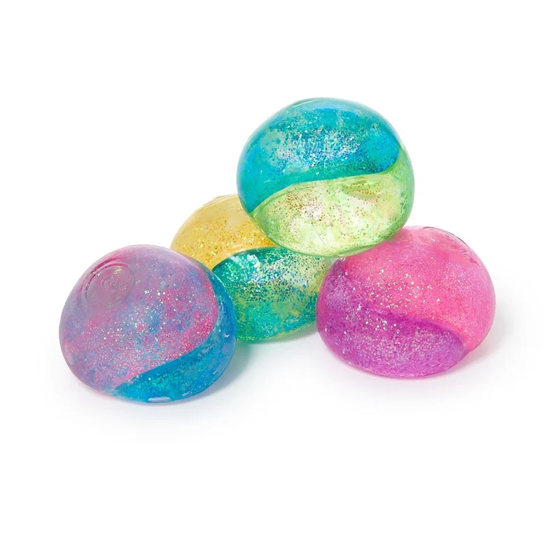 The Big Blob Two-Tone Glitter Squishy Ball Assorted