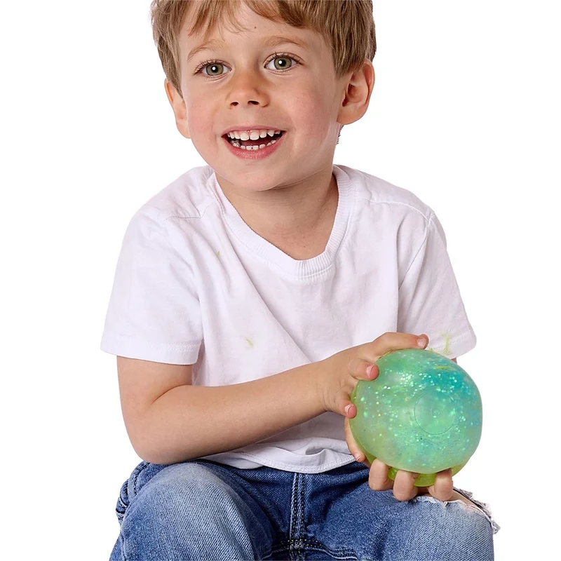 The Big Blob Two-Tone Glitter Squishy Ball Assorted