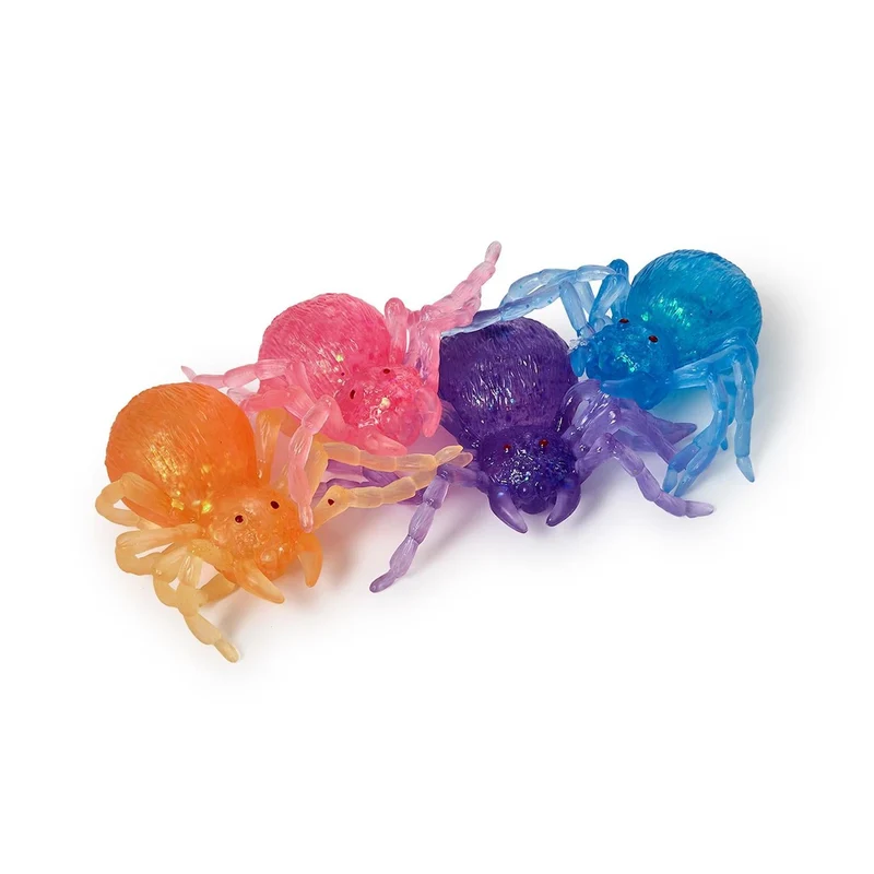 Two's Company Webby Squishy Glitter Spider Toy