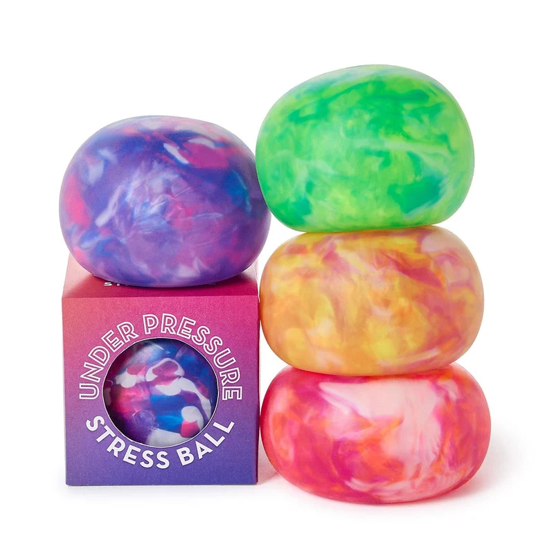 Under Pressure Marbled Stress Ball in Gift Box 4 Colors
