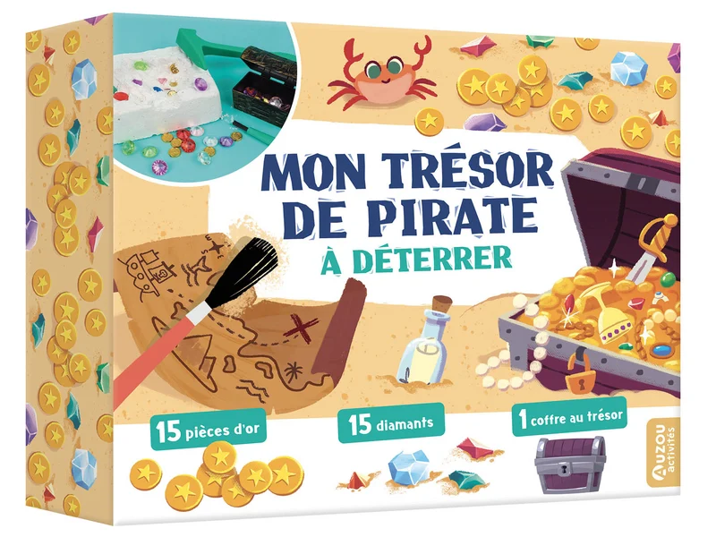 Mon trésor de pirate à déterrer - Auzou