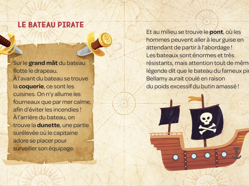 Mon trésor de pirate à déterrer - Auzou