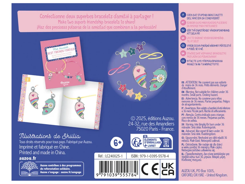 Mon superbe bijou – Mes bracelets Best Friends Forever - Auzou