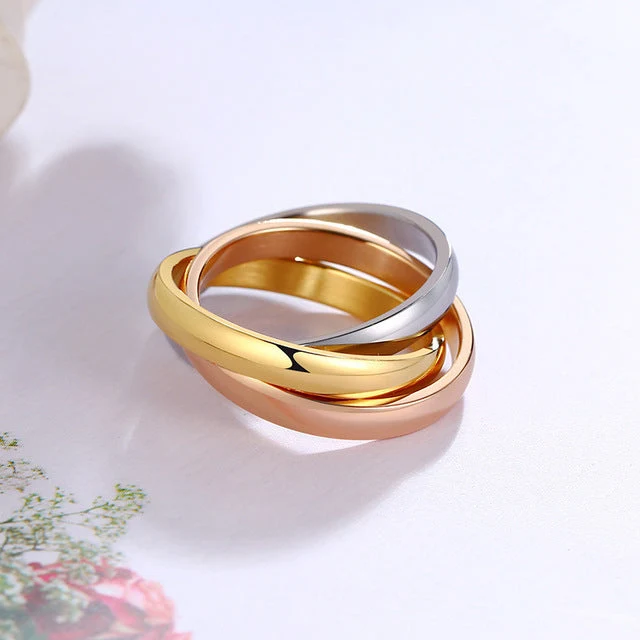 Bague Anti-Stress Intertwined Rings
