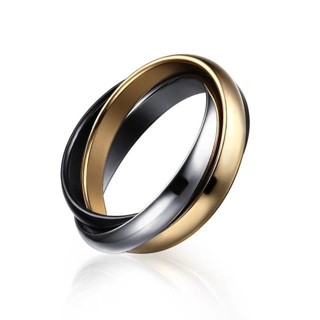 Bague Anti-Stress Intertwined Rings