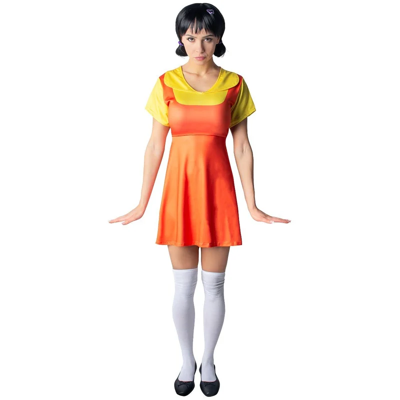 Game Doll Costume for Adults, Squid Game Inspired