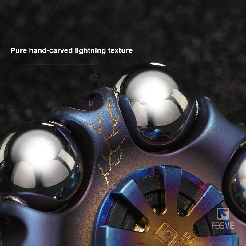 Hand Spinner Bleu Titane
