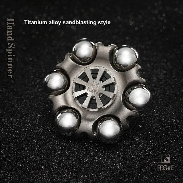 Hand Spinner Bleu Titane