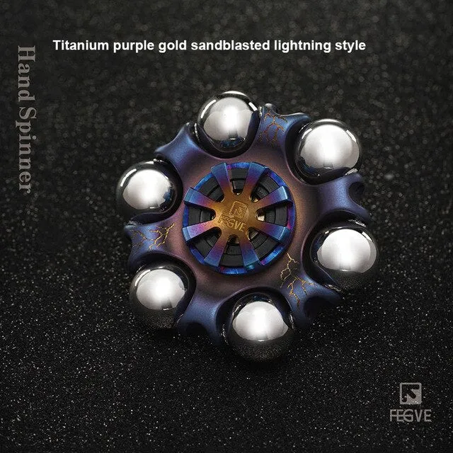 Hand Spinner Bleu Titane