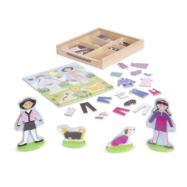 Melissa & Doug Magnetic Dress Up Best Friends / Meilleures amies à s'habiller magnétiquement