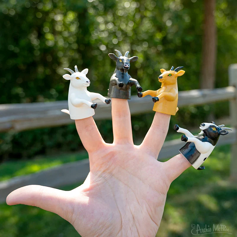 Finger Goat - ONE random color goat
