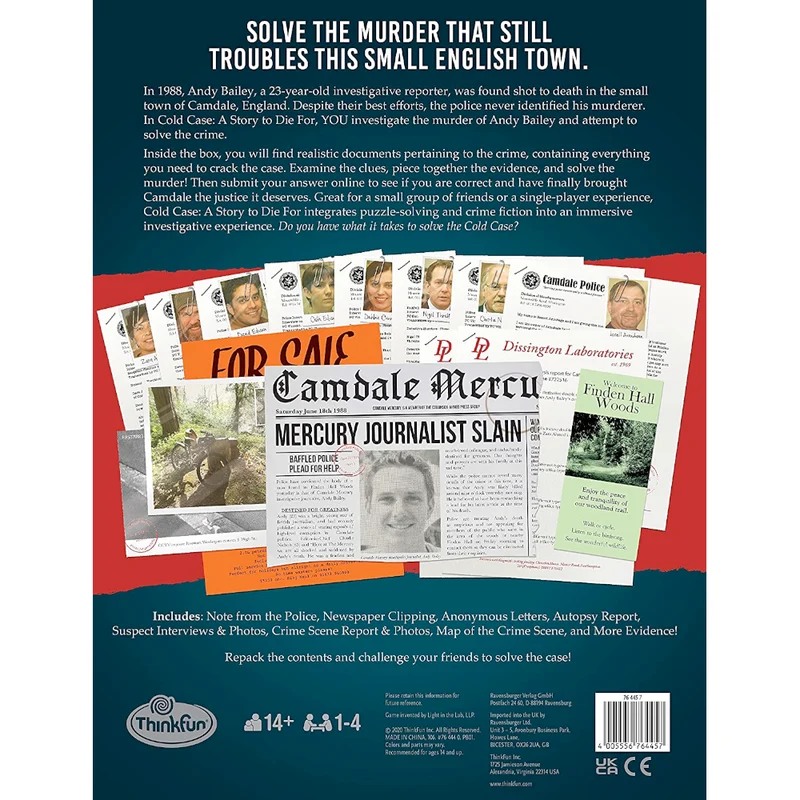 Cold Case Story to Die For
