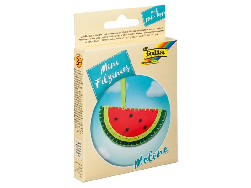 Mini kit de couture de feutrine filzinies - 14 pièces