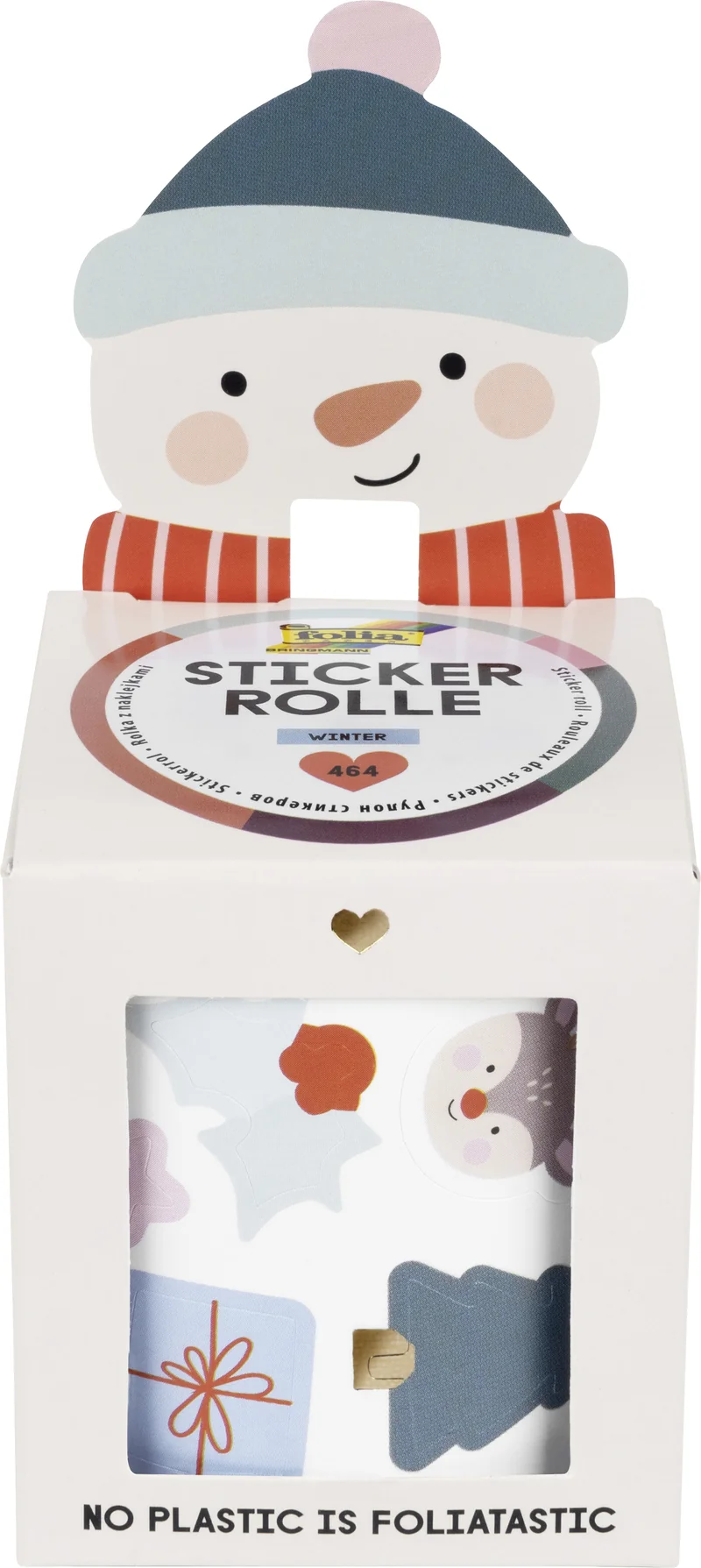 Sticker de noël hiver sur rouleau de 4 mètres