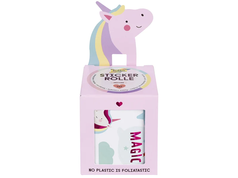 Rouleau de stickers Licorne 4m