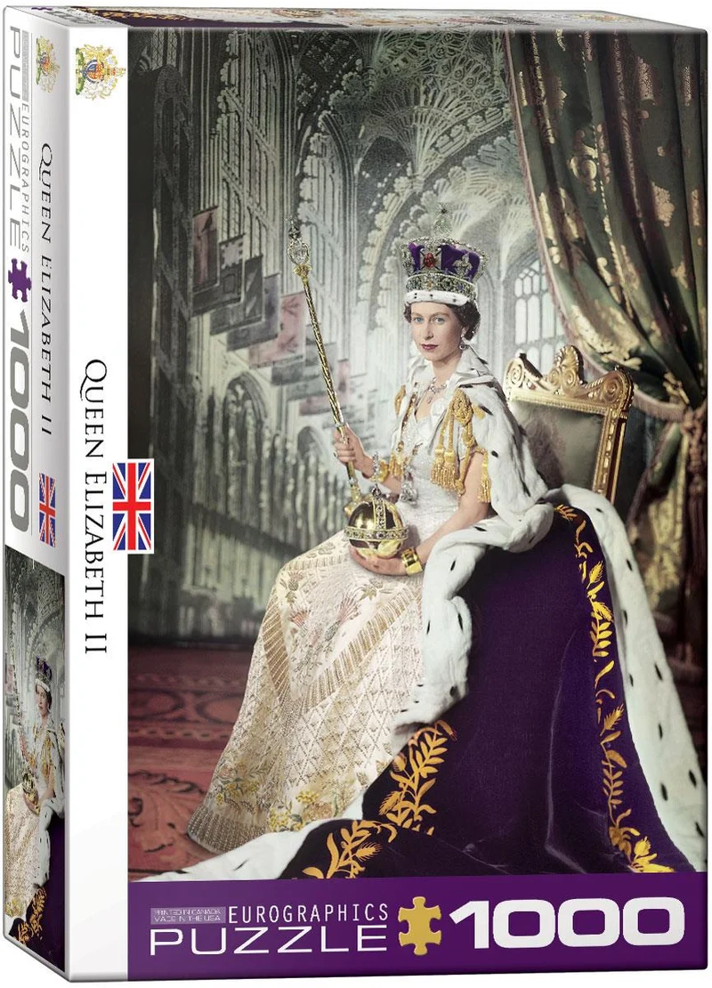 Eurographics Puzzle Queen Elizabeth II / Reine Elizabeth II (1000pcs)